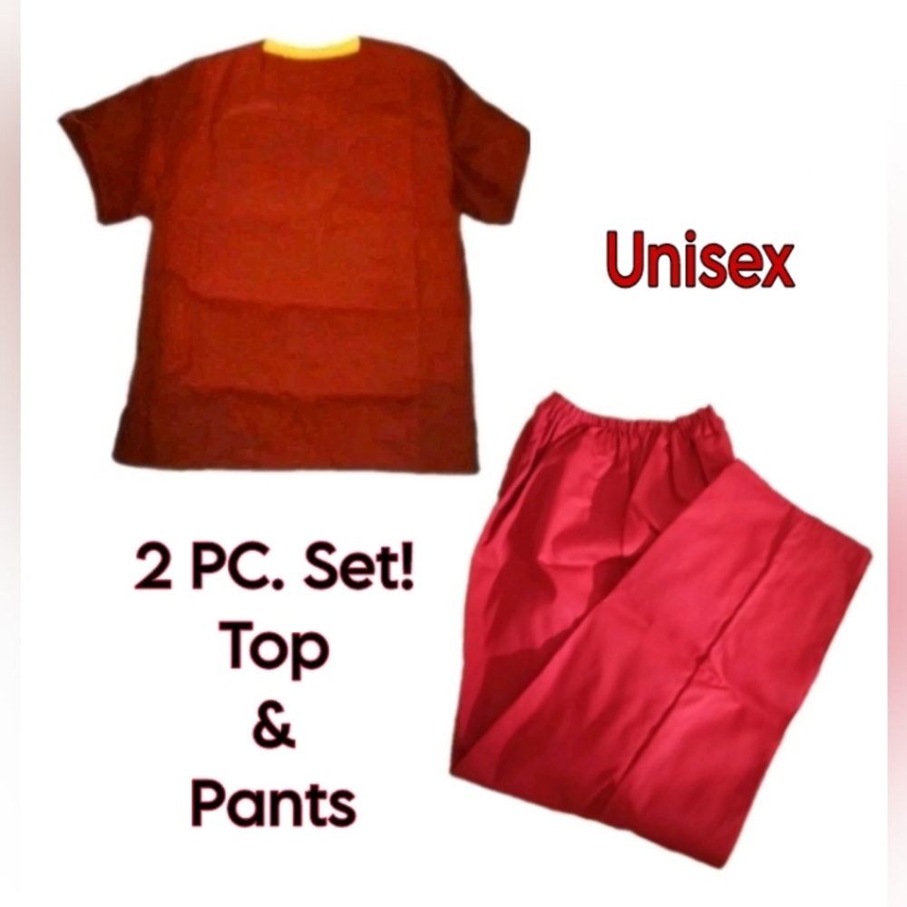 SALE! 3XL Scrubs 2PC Set. Hospital Factory Inmate Prison Convict Uniform. Unisex